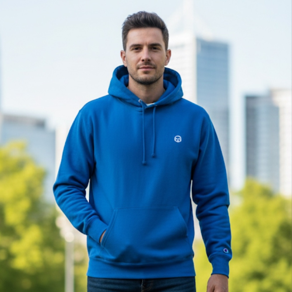 Champion WTB Earl Men’s Small Blue Hoodie, Teen Back To School, VGUC - Picture 8 of 8